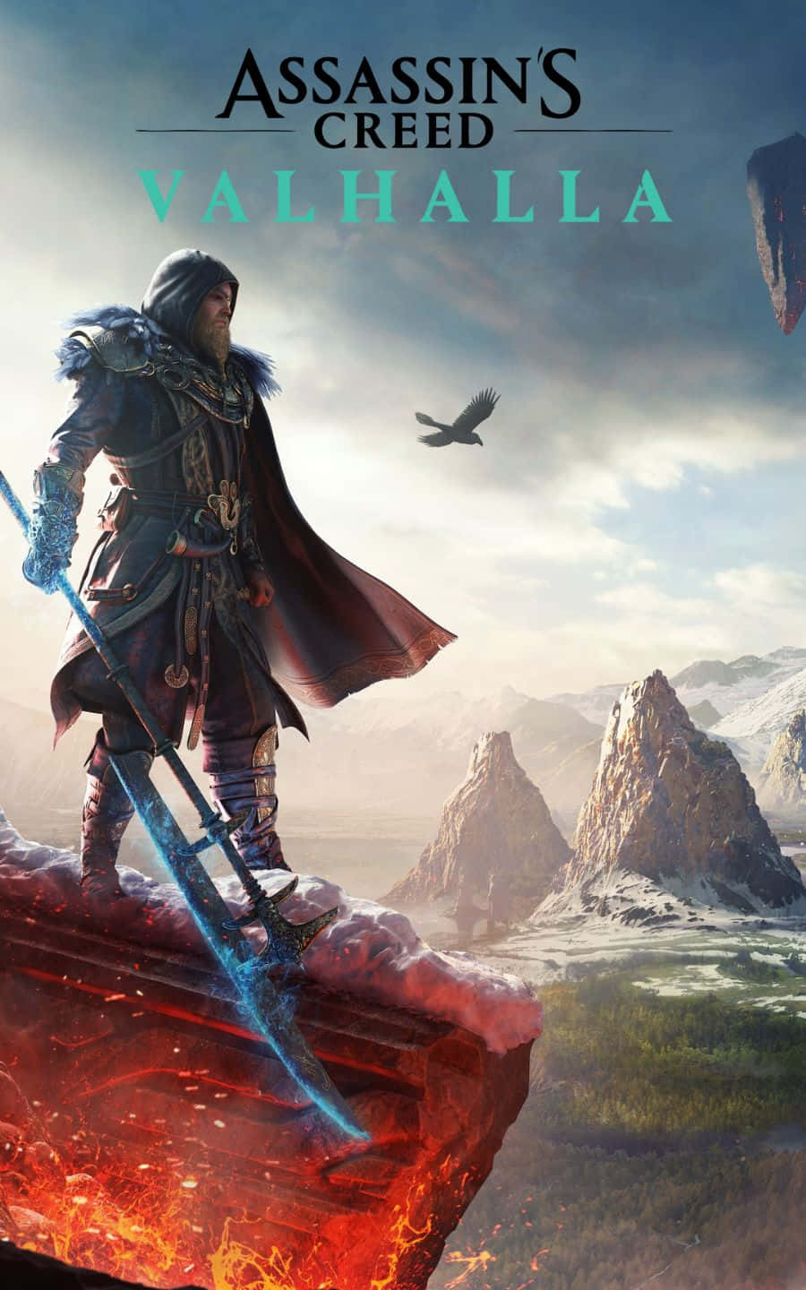 Эйвор с косой — фон Assassin's Creed Valhalla в 1440p Обои