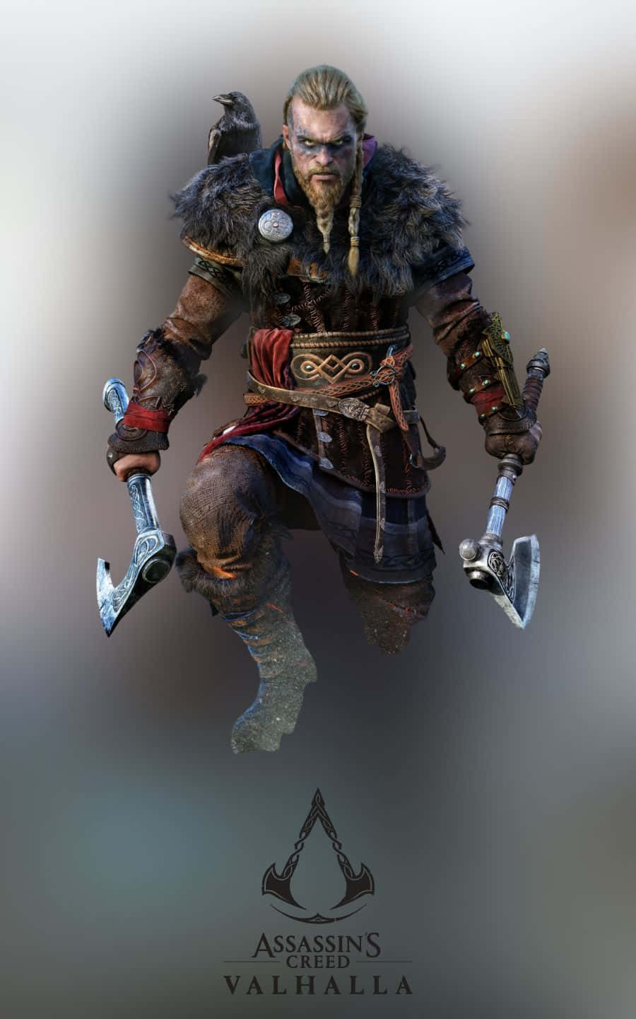 Эйвор с топором 1440p Assassin's Creed Valhalla Заставка Обои