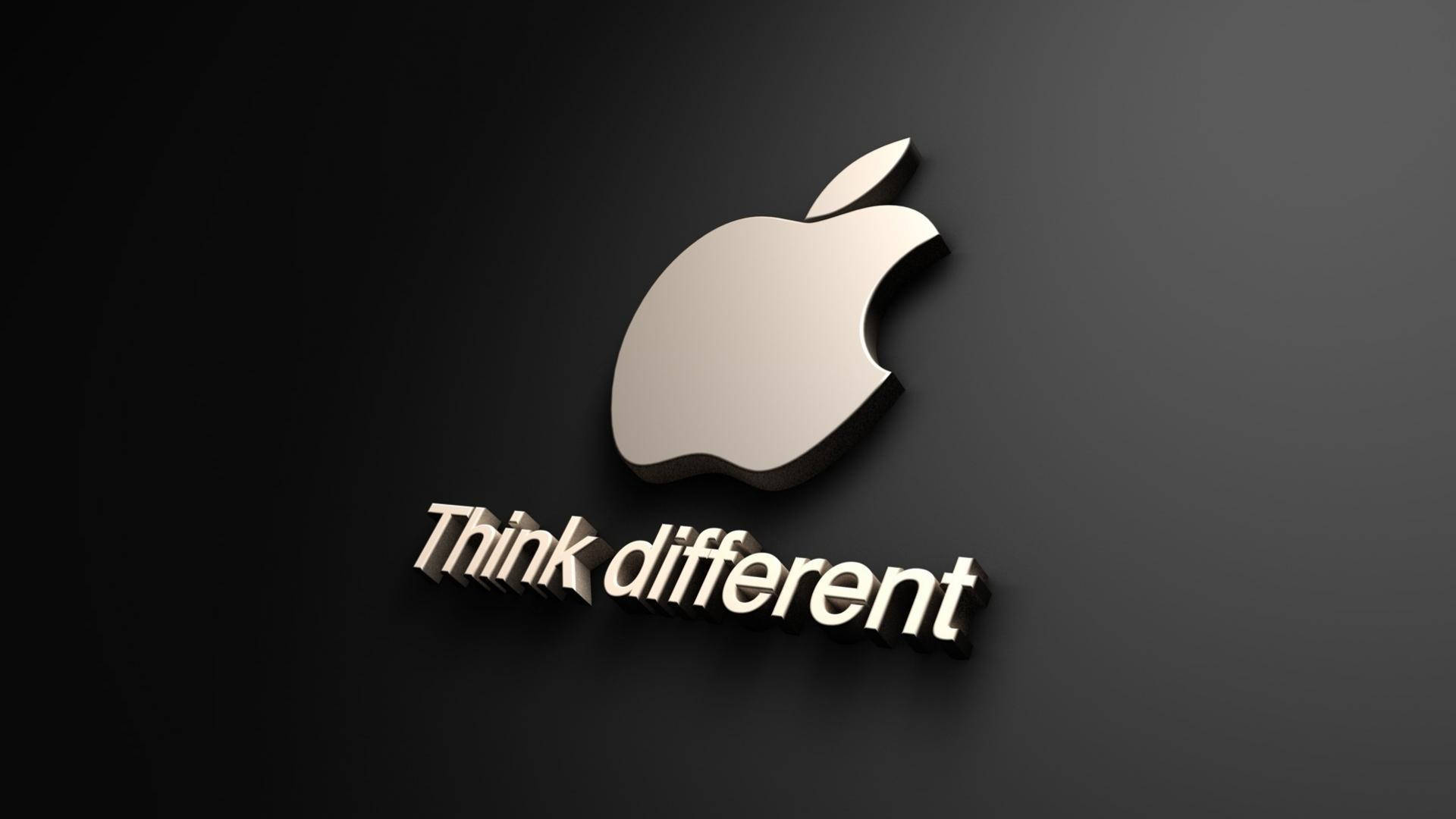 Элегантный логотип Apple 4K Обои