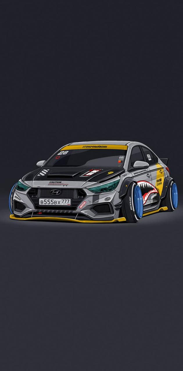 Эстетика JDM Hyundai Обои