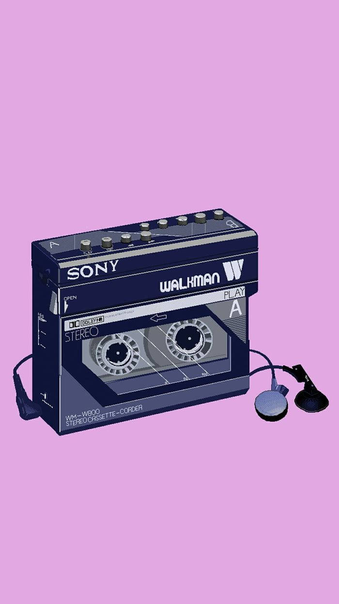 Эстетика музыки Walkman Обои