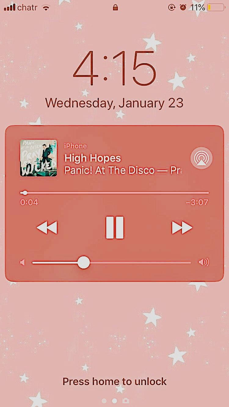 Эстетичная музыка High Hopes от Panic! At The Disco Обои