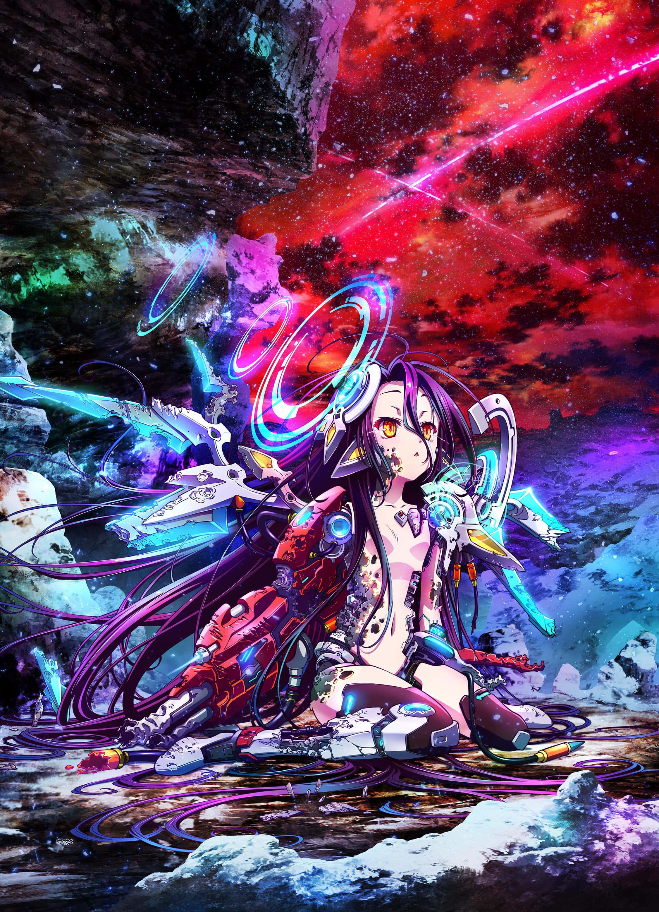 Этот прекрасный мир No Game No Life, где возможно всё. Обои