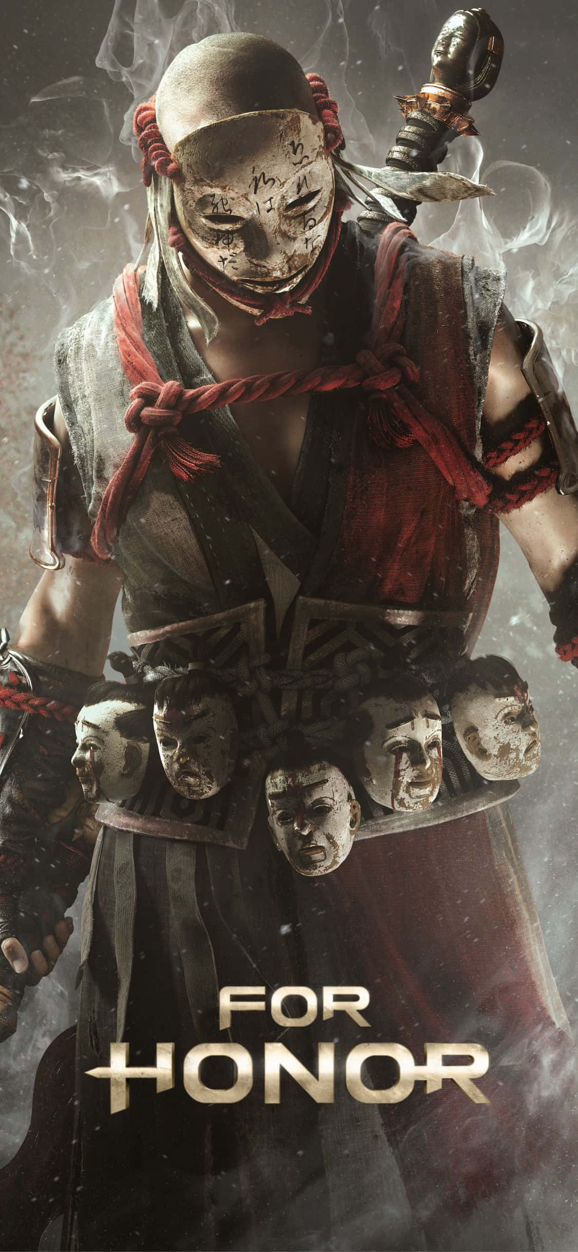 Эффектные iPhone Xs с дизайном For Honor Обои