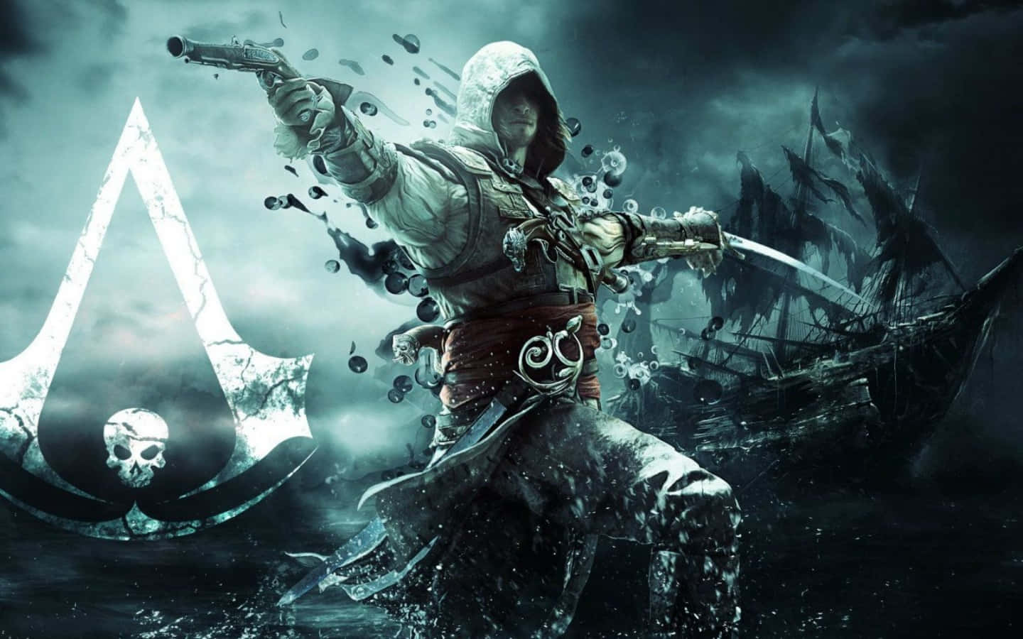Эцио из Assassin’s Creed в действии Обои