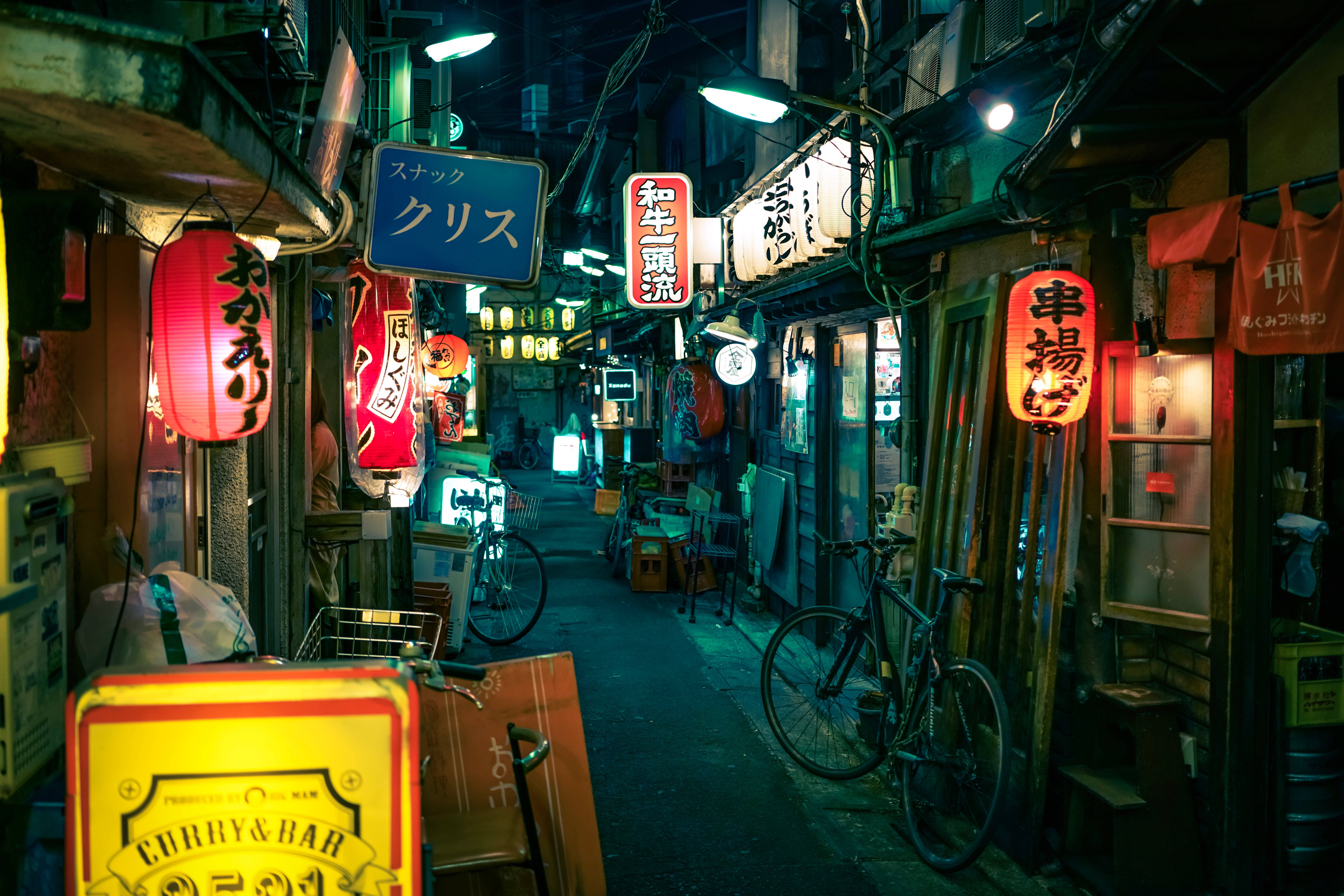 Японский ресторан Tokyo Alley в HD Обои