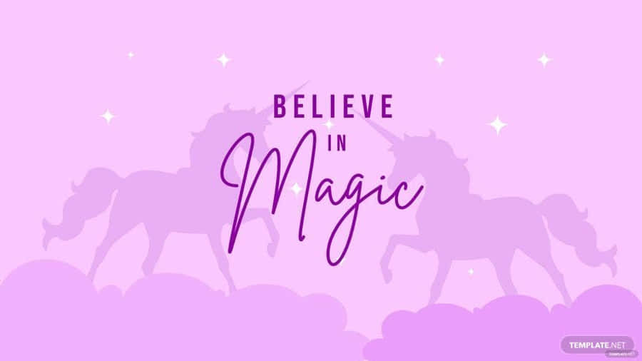 Яркая волшебная мечта о единороге 🦄 Обои
