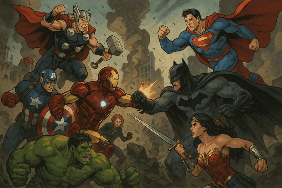 Эстетичный фон Marvel,Фон DC Comics,Бэтмен,Фон супергероев,Супермен,Железный человек,Чудо-женщина