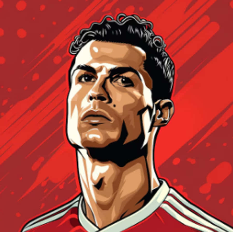 Криштиану Роналду, CR7, футбол, GOAT, Роналду, красный, мощный, футбол, эстетика