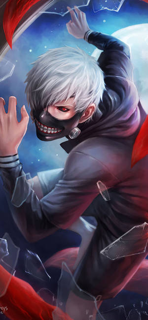 Ken Shattering Glass Tokyo Ghoul Iphone — iPhone 17 Pro Max Обои