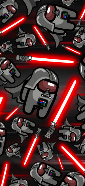 Darth Vader Crossover Among Us 4k — Galaxy S22 Ultra Обои