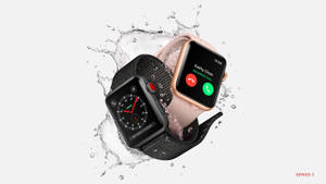 Обои Apple Watch с брызгами воды — Apple Watch Обои