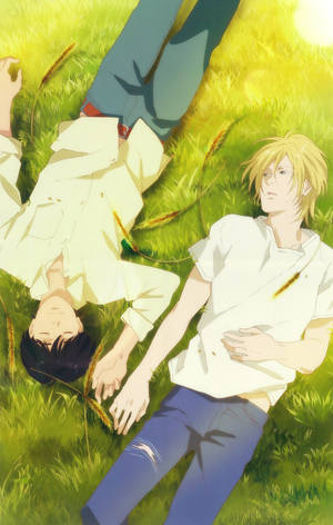 Обои Banana Fish Ash Eiji Peace. — Галактика Tab S Обои