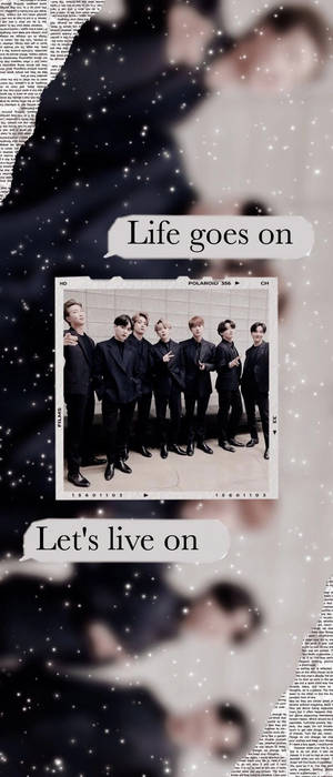 BTS Life Goes On Речевые Пузыри — Sony Xperia Обои