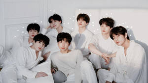 BTS на рабочем столе в белом — Bts рабочий стол Обои