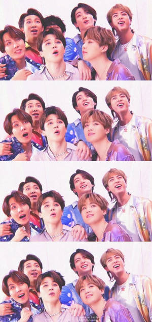 BTS Экран Блокировки Коллаж Последовательность — Galaxy S24 Обои