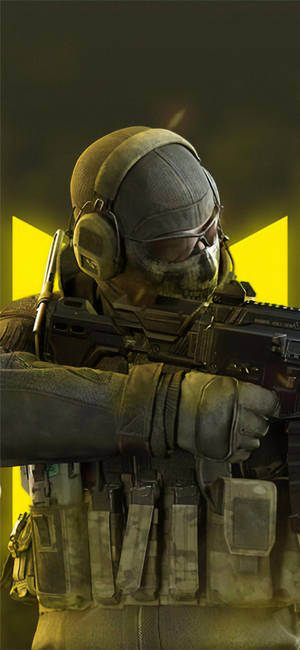 Call Of Duty: Mobile логотип Призрак крупным планом — iPhone 17e Обои