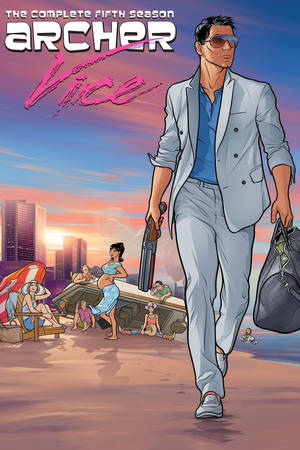 Captivating Archer Vice Poster — Huawei MatePad Air (2025) Обои