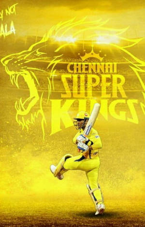 Chennai Super Kings Золотой лев обои — Галактика Tab S10 FE Обои