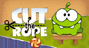 Обои Cut The Rope Игра Милая Лягушка