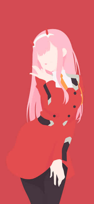 Darling In The Franxx Минималистичное аниме — Vivo V70 Lite Обои