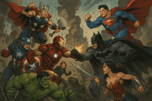 Эстетичный фон Marvel,Фон DC Comics,Бэтмен,Фон супергероев,Супермен,Железный человек,Чудо-женщина