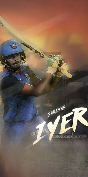 Delhi Capitals Iyer — 18:9 Обои