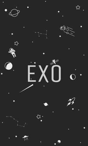 Обои EXO galaxy фан-арт — Galaxy Tab Обои