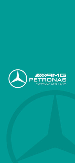 F1 iPhone AMG Petronas Бирюзовый Логотип — Samsung S23 Обои