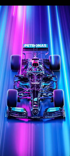 F1 iPhone AMG Petronas Неоновая Дорога — Pixel 11 Обои