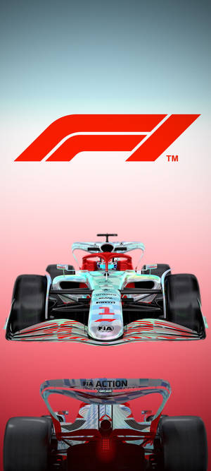 F1 iPhone Логотип Градиентный фон — Pixel 11 Обои