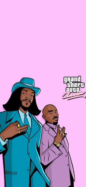 GTA Snoop Dogg и Tupac — iPhone 17 Обои