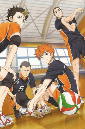 Haikyuu 4K Разминка — Xiaomi Pad 9 Pro Обои