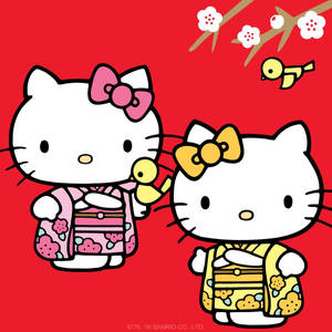 Обои Hello Kitty Хэллоуин Кимоно — Hello Kitty Хэллоуин Обои