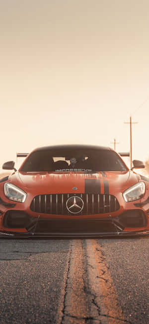 Фон iPhone X AMG GT-R — Honor Play Обои