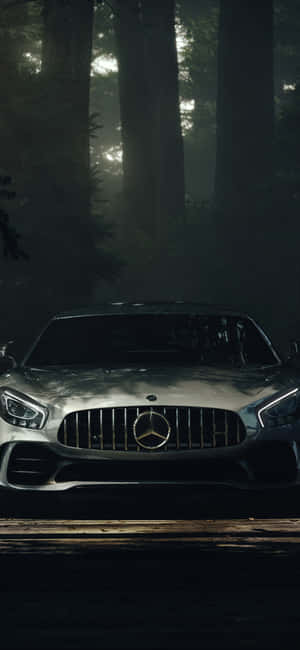 Фон iPhone X с AMG GT-R — 荣耀Play 80 Plus Обои