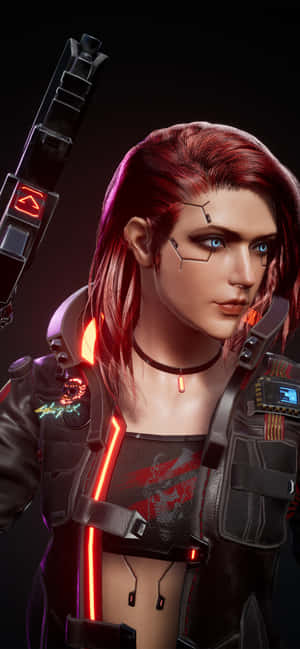 Iphone X Cyberpunk 2077 фон — Xiaomi 14 Обои