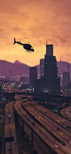 Фон iPhone X Grand Theft Auto V — Oppo F31 Pro Обои