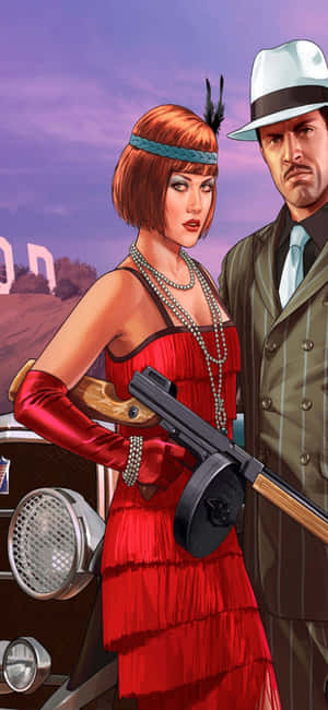 Iphone X Grand Theft Auto V фон — Galaxy S25 Обои