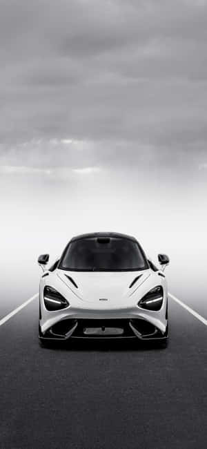 Фон iPhone X McLaren 720s — Галактика M56 Обои