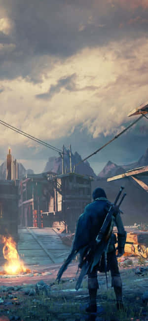 Iphone X Shadow Of Mordor Background — iPhone Air Обои