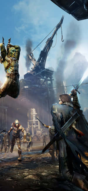 iPhone X Shadow Of Mordor Background — iPhone 18 Pro Обои