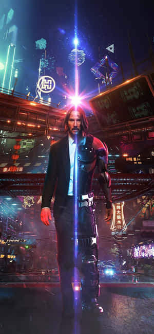 Фон Iphone Xs Max Cyberpunk 2077 — 荣耀X70 Refresh Обои