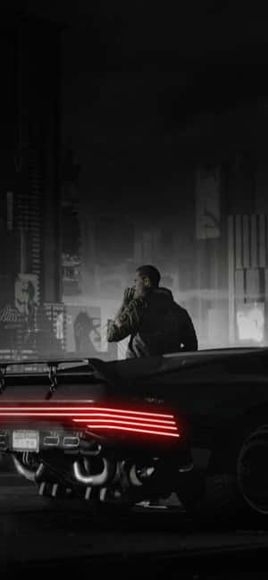 iPhone Xs Max Cyberpunk 2077 фон — Vivo T5e Обои