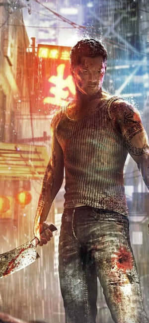 iPhone Xs Sleeping Dogs Фон — Спящие собаки Обои
