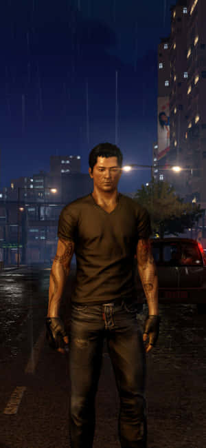 iPhone Xs Sleeping Dogs фон — Спящие собаки Обои