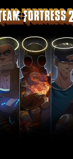 iPhone XS Team Fortress 2 фон — Samsung S23 Обои