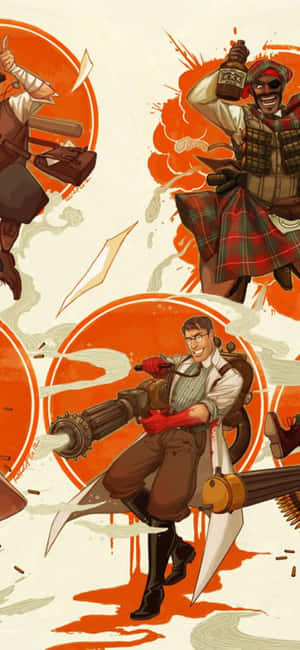 Iphone Xs Team Fortress 2 фон — Vivo Y6t Обои