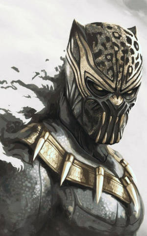 Jaguar Mask Killmonger Wallpaper — Lenovo Yoga Tab Обои