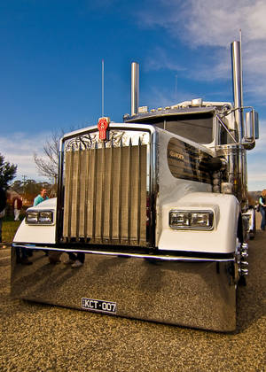 Kenworth блестящий хромированный бампер обои — IQOO Pad5 Обои